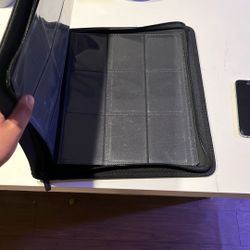 Trading Card Top Loader Holder Folder Black