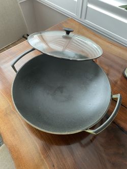 La Creuset Cast Iron Wok