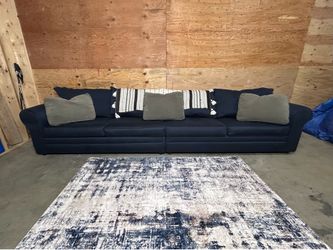 Navy Blue Sectional Couch FREE DELIVERY