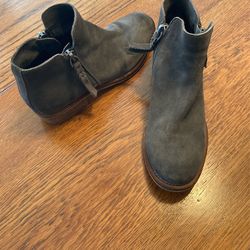 Brown Suede Ankle Boot 8.5
