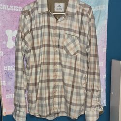 Craft & Flow Plaid Button-Down Shirt