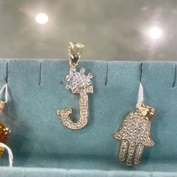 Letter j pendant