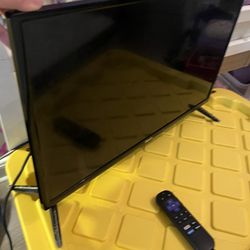 Roku Table Top Television With Remote.