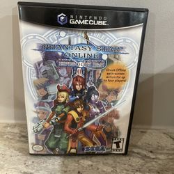 Phantasy Star Online Episode 1 & 2 Plus Rare Registration Card Nintendo GameCube 