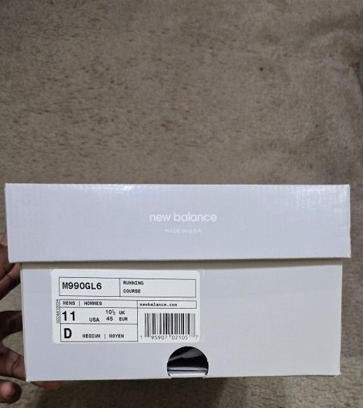 New Balance 990v6 grey Size 11 Men's