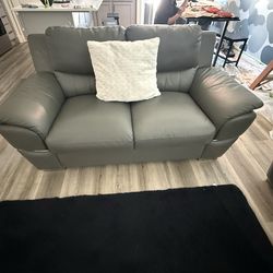 Leather couches