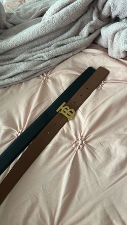 Burberry Reversible Leather Belt TB Buckle