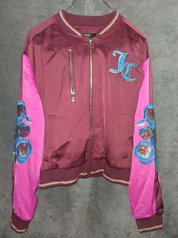 Like new vintage juicy couture color lock souvenir bomber jacket