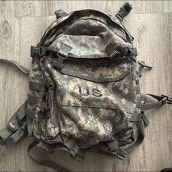 US Military Issue ACU Camo MOLLE II Assault Pack Rucksack Backpack A