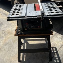 Table Saw And Chop Saw 