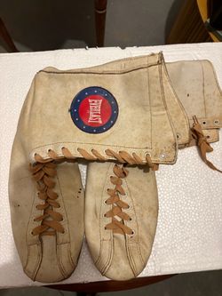 Vintage Everlast Leather Boxing Boots