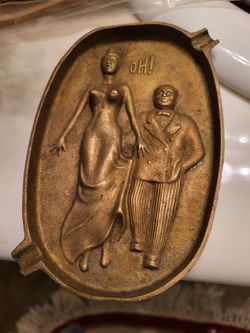 Antique  ash tray old perfect