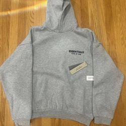 Dark oatmeal essentials hoodie 
