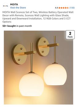 Wall Sconce light fixtures 2 set