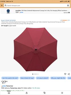 Umbrella replacement only