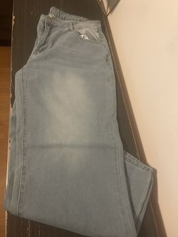 Women's Loose-Fit Straight-Leg Denim Pants