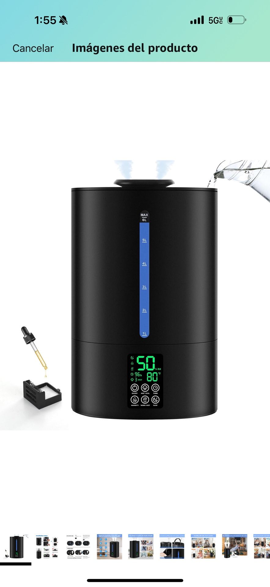 6L Humidifiers for Bedroom, Large Room, Home