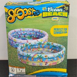 45" Ocean & Beach Inflatable Kiddie Pool Set - 2 Pack