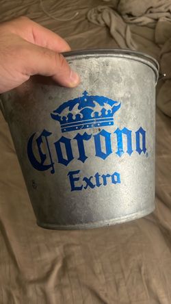 Corona Extra Galvanized Metal Ice Bucket