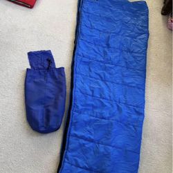 32”x 82” Snag Free Zipper Sleeping Bag - Very Clean - Great Camping Bag