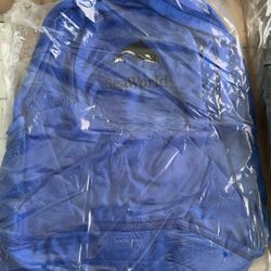 SeaWorld Blue BackPack BookBag NEW
