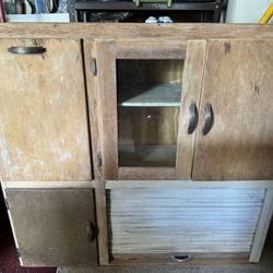 Antique Hoosier Cabinet 