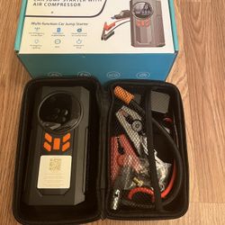 Car Jump Starter with Air Compressor