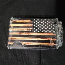 American Flag Metal Wallet For Sale