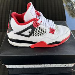 Fire Red 4 Jordans