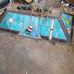 Vintage over pool table light