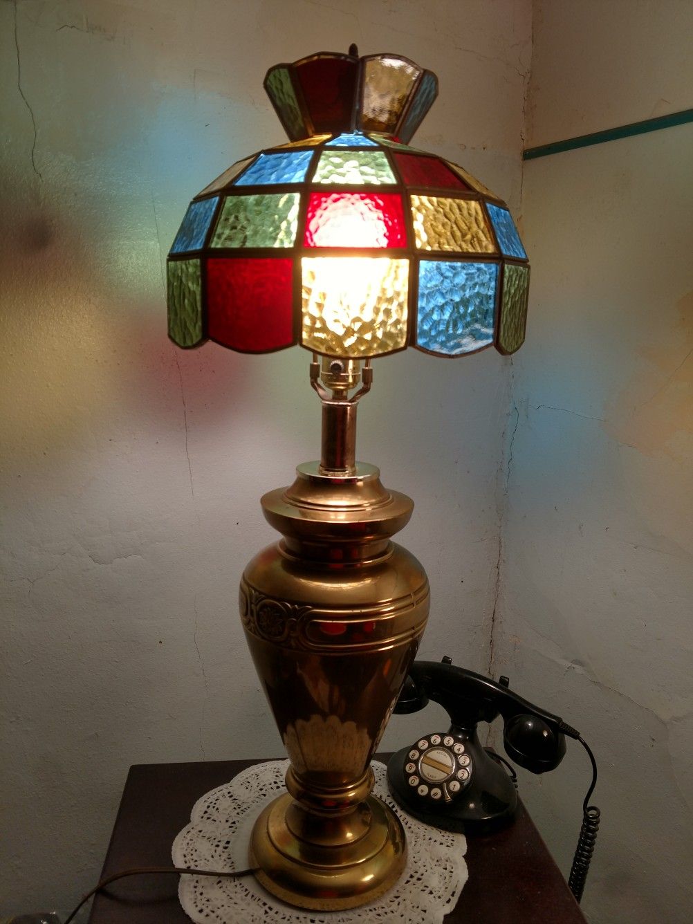 Vintage Brass Lamp