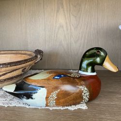 Wooden duck