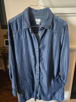 Chico's Chambray Button-Down Shirt