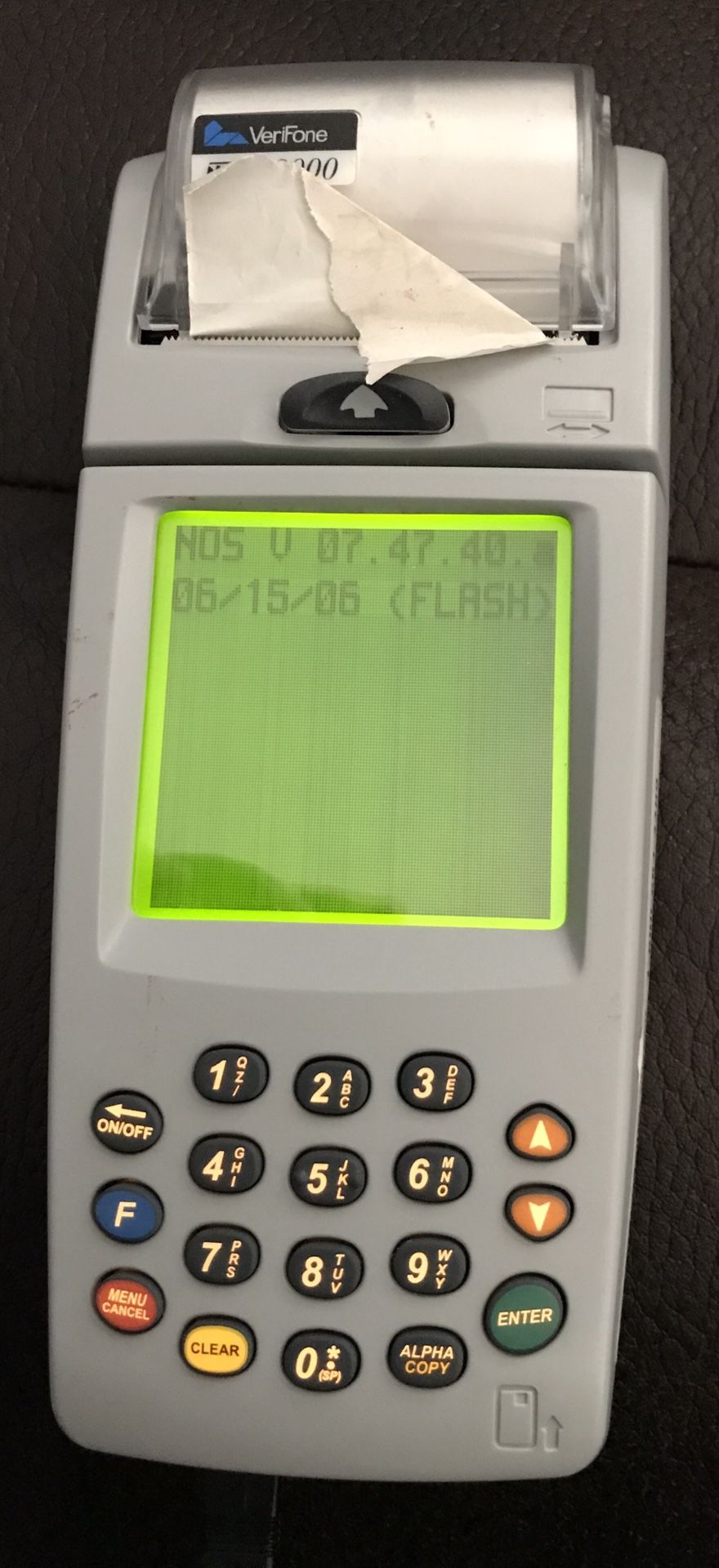 VERIFONE Nurit 8000 Gray Machine Lipman M20 Credit Debit terminal