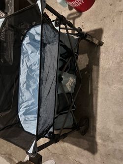 Folding Utility Wagon Cart with Canopy