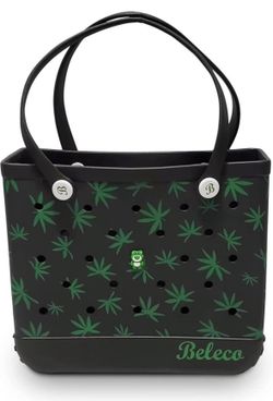 Beleco Bag with Hemp Leaf Design With Accessories 