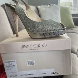 Jimmy Choo Glitter heels