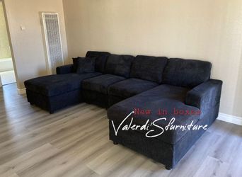 Sectional Sofa Corduroy Fabric 60x120x60