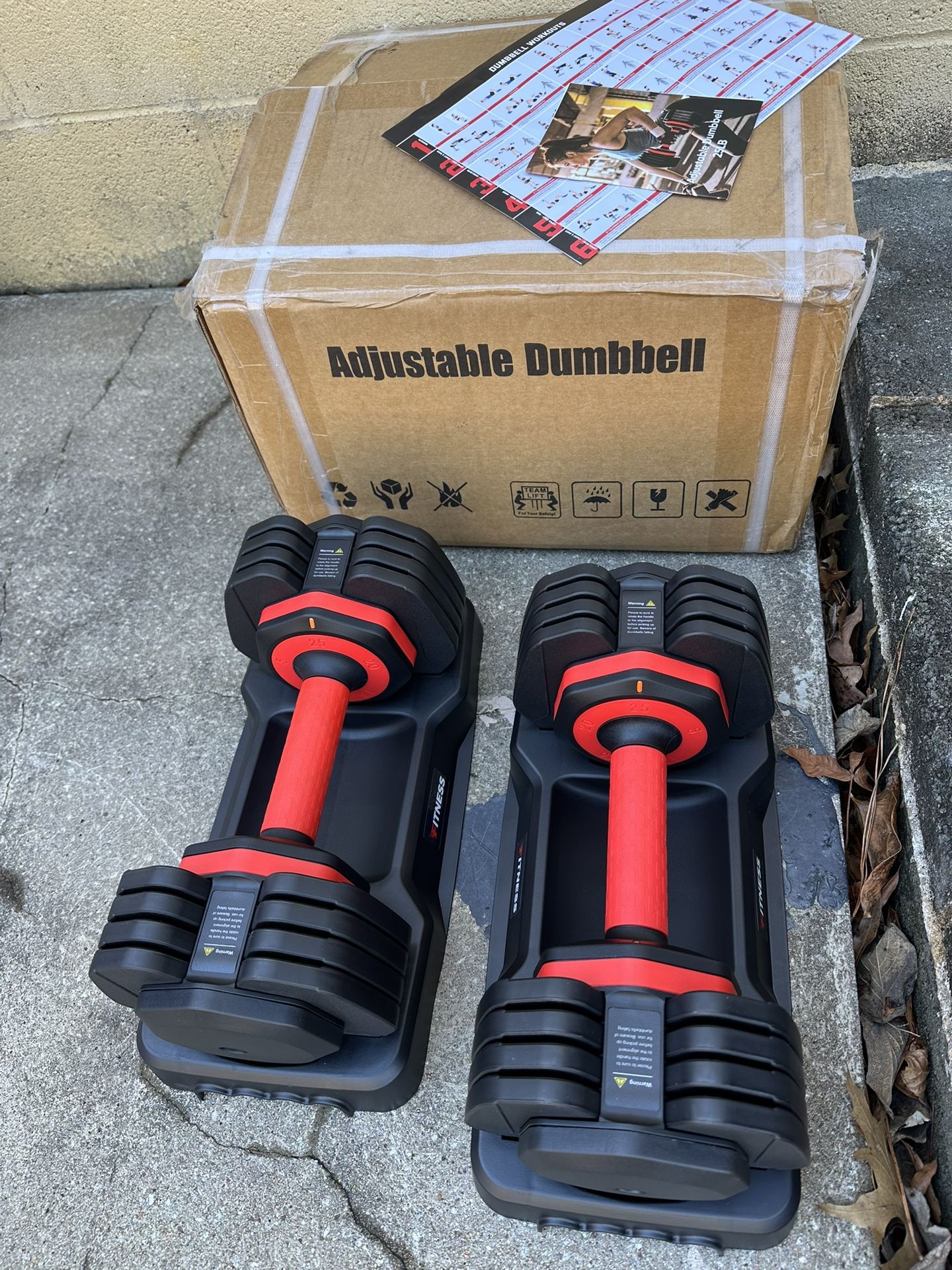 Adjustable dumbbells new