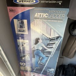 Werner 10’ Attic Ladder 
