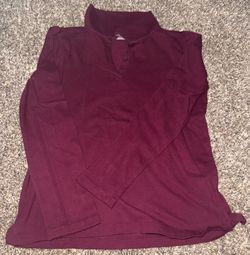 Girls Maroon Uniform Polo Shirt
