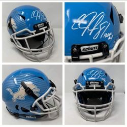 Calvin Johnson Lions Helmet