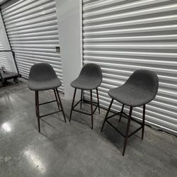 3 Upholstered Barstools