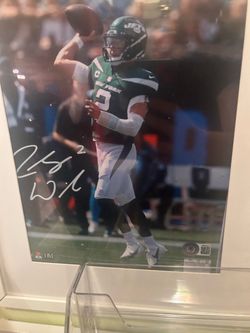 Zach Wilson Signed Poster *authenticated*