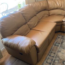 Brown Leather Couches 