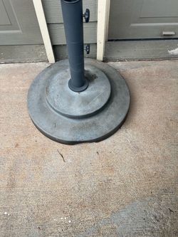 Patio Umbrella Base for a Big Umbrella