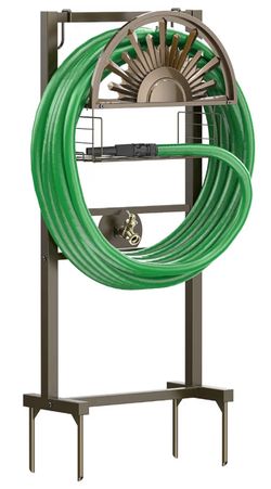 Garden Hose Holder Holds 150-Feet Hose for Outside