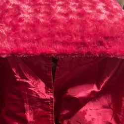 One Pair Of Pink Curation Ruffle At Top