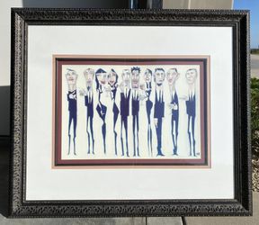 Todd White “Barcode” Framed Art Piece 