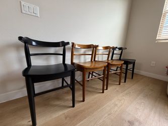Mid Century dining table + chairs